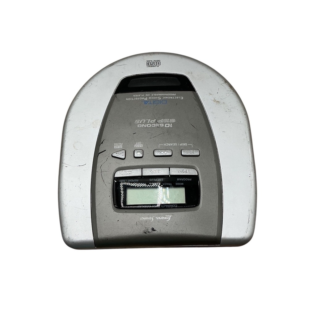 Lenoxx Sound CD-79 Portable CD Player Silver Vintage 2002 ESP Plus ESP+ CD79